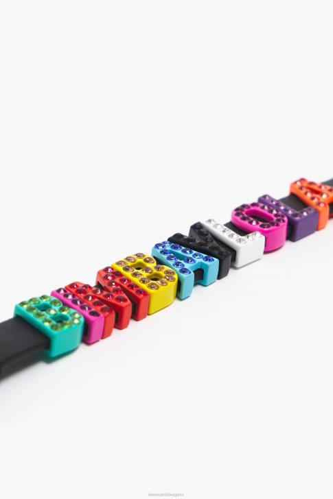 Bimba Y Lola кожена гривна с лого букви многоцветен аксесоари 28R6R1142