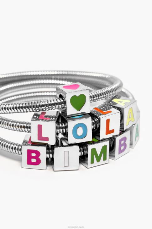 Bimba Y Lola гривна с лого на намотка сребро аксесоари 28R6R661