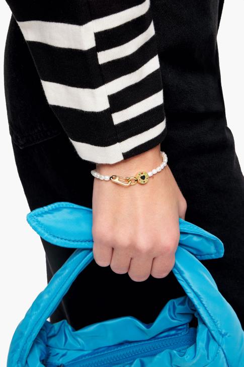 Bimba Y Lola тънка гривна с лого перла аксесоари 28R6R671