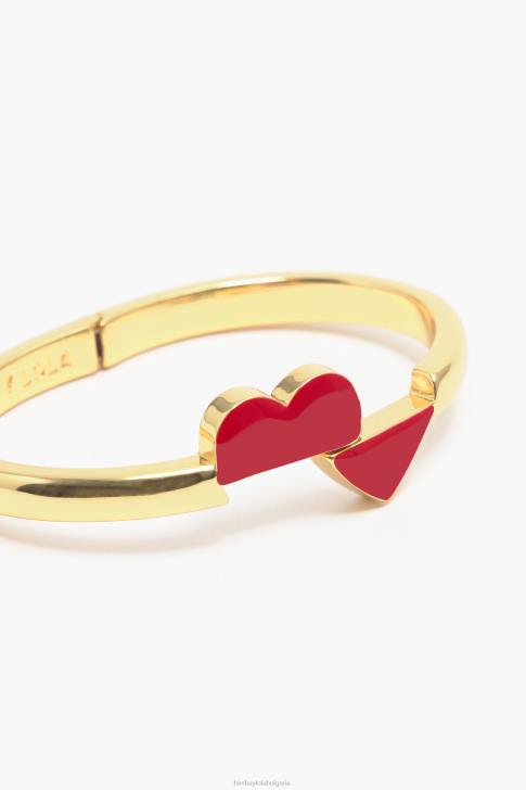 Bimba Y Lola сърце твърда гривна златист аксесоари 28R6R755