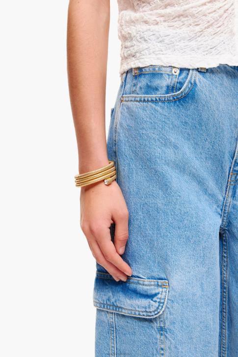 Bimba Y Lola матова спираловидна гривна злато аксесоари 28R6R758