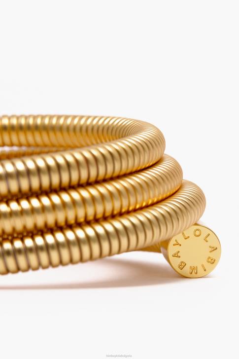 Bimba Y Lola матова спираловидна гривна злато аксесоари 28R6R758