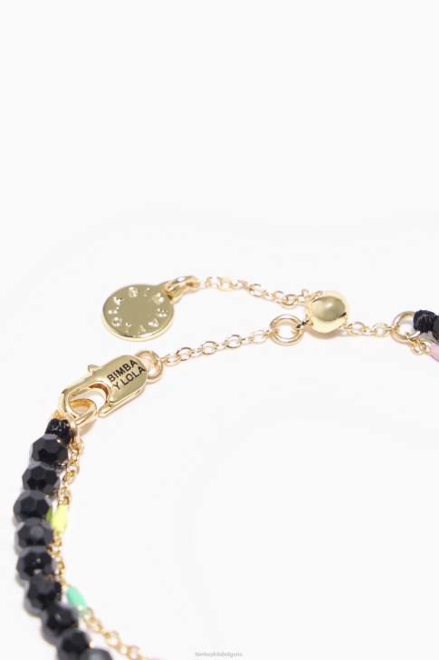 Bimba Y Lola верижка фасетирана кристална гривна златист аксесоари 28R6R772