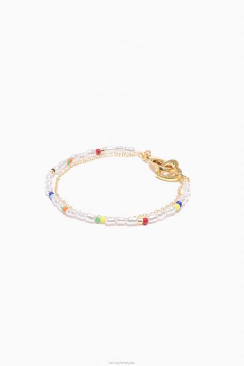 Bimba Y Lola двойна перлена гривна син аксесоари 28R6R776