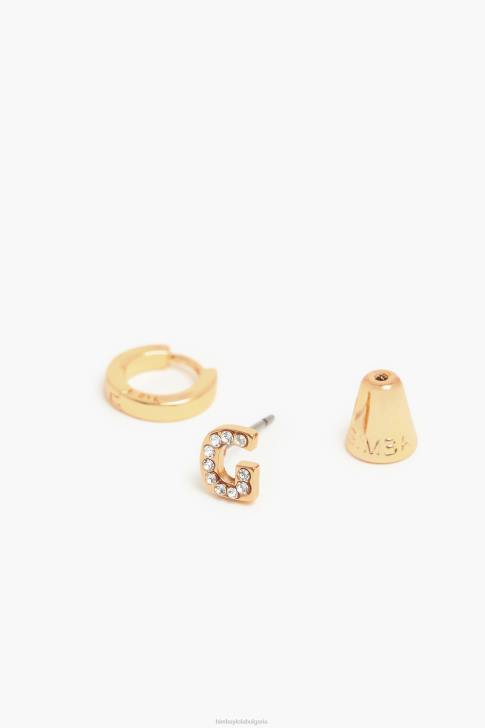 Bimba Y Lola мини обеци с букви ж аксесоари 28R6R1155