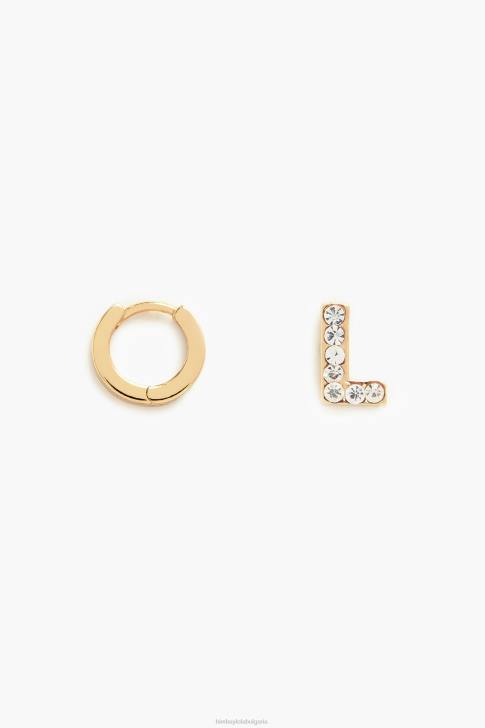 Bimba Y Lola мини обеци с букви л аксесоари 28R6R1160