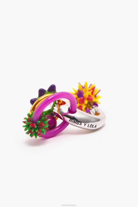 Bimba Y Lola емайлирани парчета обеца многоцветен аксесоари 28R6R674