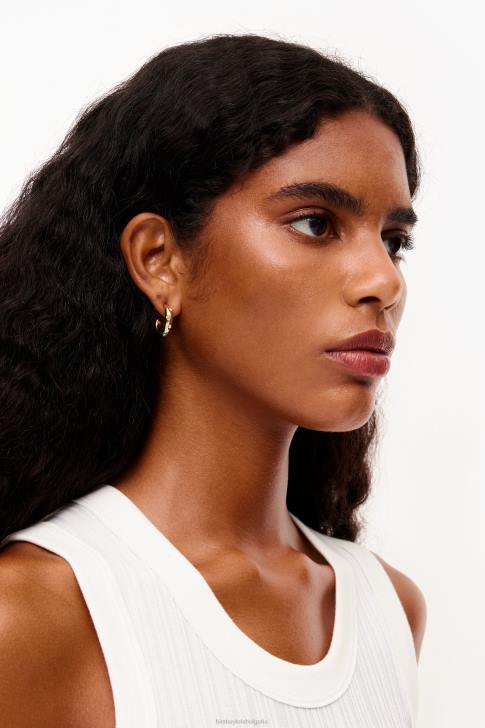 Bimba Y Lola златни обеци кристал аксесоари 28R6R678