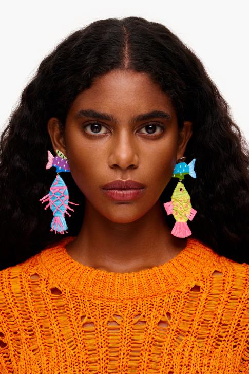 Bimba Y Lola обеци риба рафия многоцветен аксесоари 28R6R698