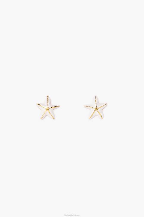 Bimba Y Lola звездни обеци слонова кост аксесоари 28R6R712