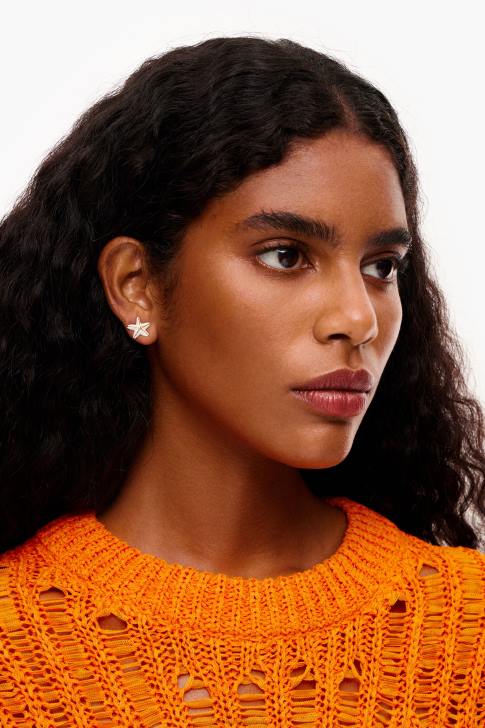 Bimba Y Lola звездни обеци слонова кост аксесоари 28R6R712