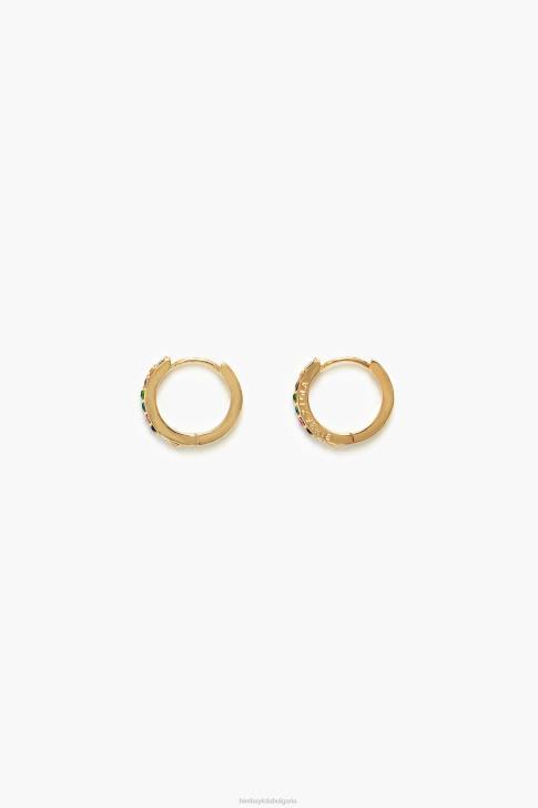 Bimba Y Lola обеци с халки златист аксесоари 28R6R720