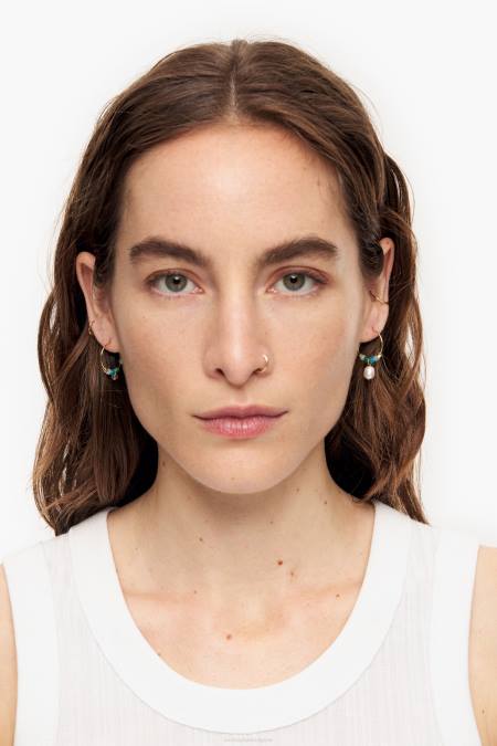 Bimba Y Lola обеци с малки камъни аксесоари тюркоаз 28R6R736