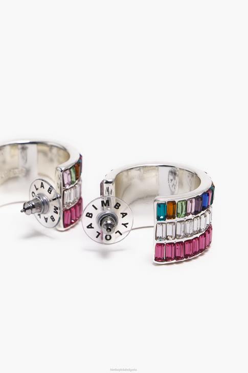 Bimba Y Lola кристални обеци многоцветен аксесоари 28R6R747