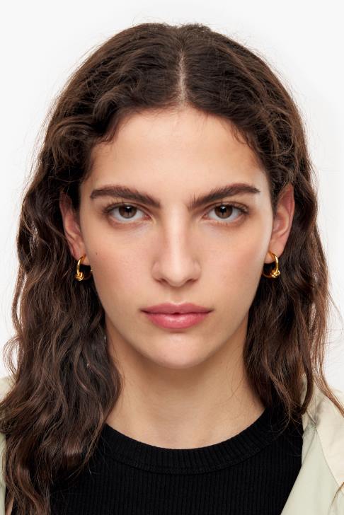 Bimba Y Lola спираловидни мини обеци с обръч сребро аксесоари 28R6R816