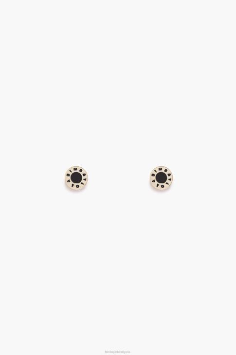 Bimba Y Lola обеци с копчета с лого черен аксесоари 28R6R826