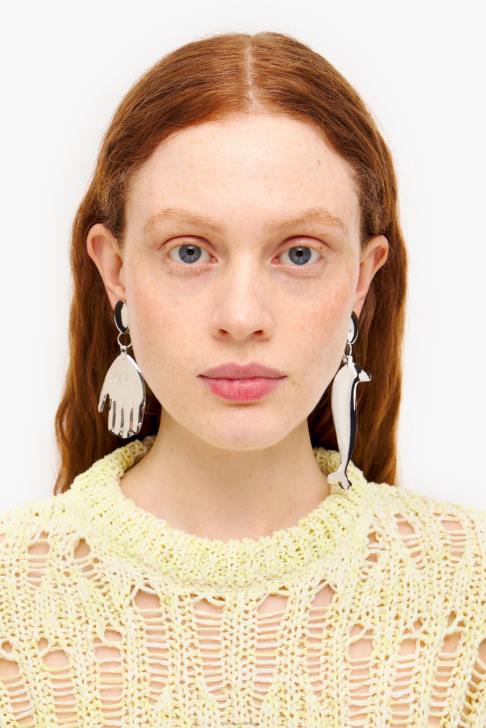 Bimba Y Lola дълги обеци делфини сребро аксесоари 28R6R850