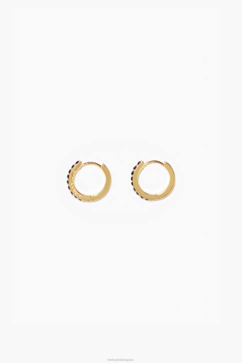 Bimba Y Lola кристални миди обеци черен аксесоари 28R6R851