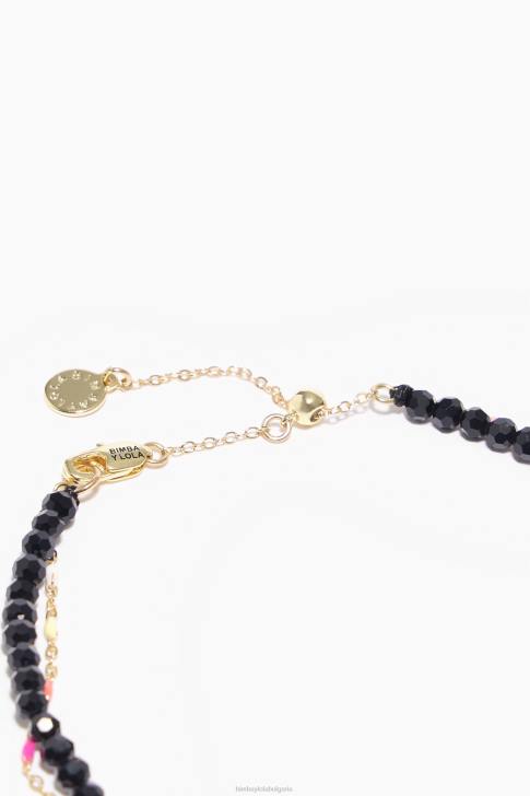 Bimba Y Lola верижка фасетирана кристална огърлица златист аксесоари 28R6R689