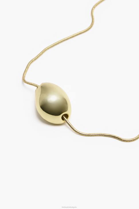 Bimba Y Lola златна огърлица черен аксесоари 28R6R701