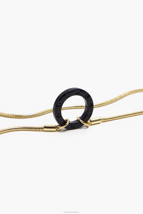 Bimba Y Lola златна огърлица черен аксесоари 28R6R701