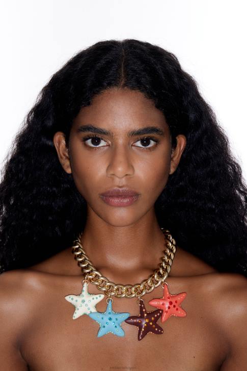 Bimba Y Lola огърлица от смола корал аксесоари 28R6R702