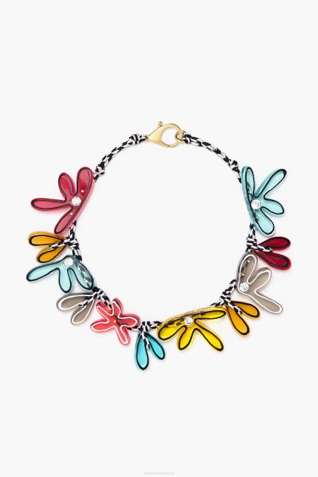 Bimba Y Lola огърлица с цветя аксесоари черен 28R6R743