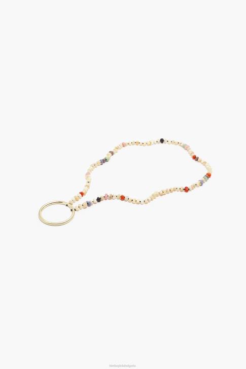 Bimba Y Lola огърлица с камъни слонова кост аксесоари 28R6R765