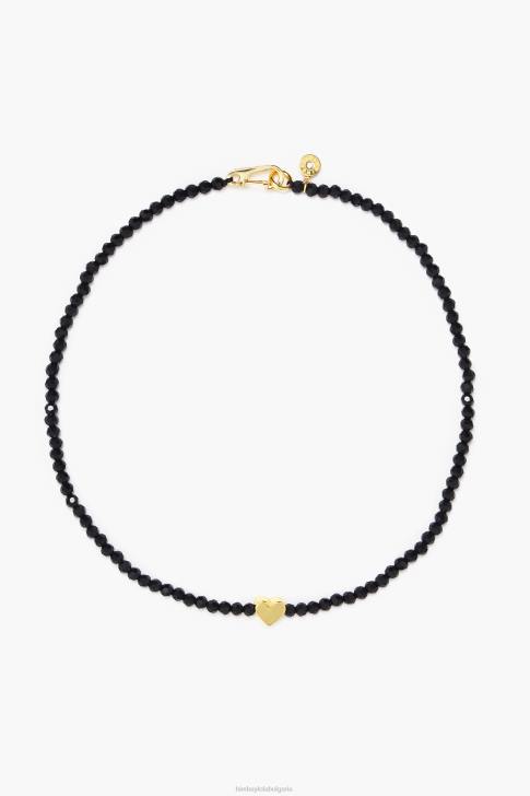 Bimba Y Lola късо колие със сърце и кристали златист аксесоари 28R6R789