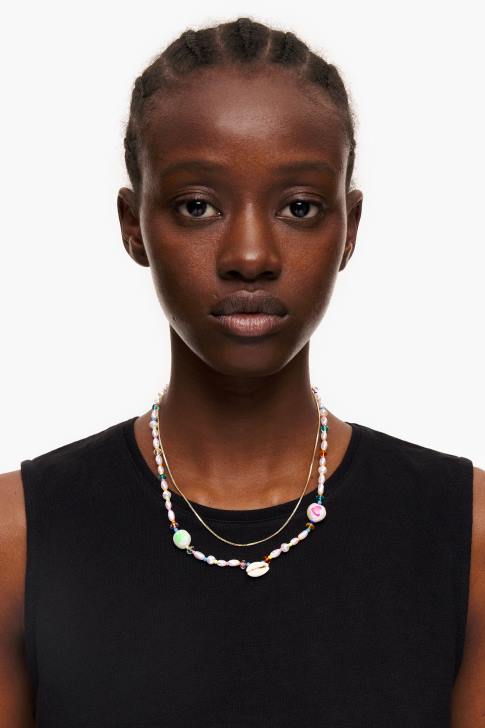 Bimba Y Lola перлена огърлица многоцветен кристал аксесоари 28R6R790