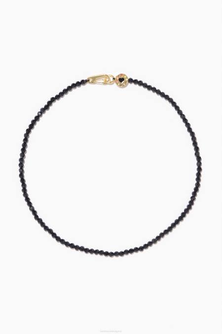 Bimba Y Lola късо колие с кристали аксесоари черен 28R6R824