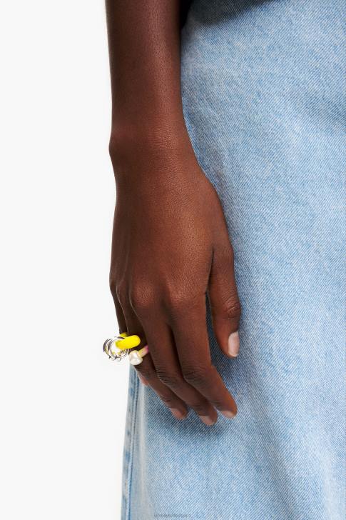 Bimba Y Lola емайлиран перлен пръстен многоцветен аксесоари 28R6R682