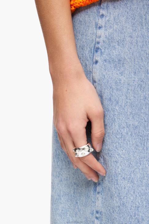 Bimba Y Lola перлен пръстен сребърен кристал аксесоари 28R6R685