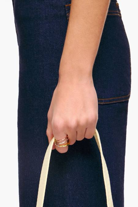 Bimba Y Lola пръстен с кръстосани ленти аксесоари мултизлато 28R6R737