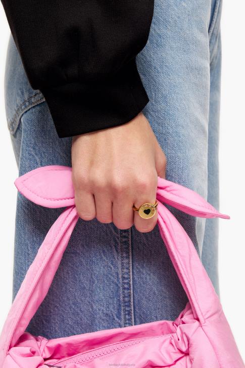 Bimba Y Lola пръстен с лого сърце златист аксесоари 28R6R804