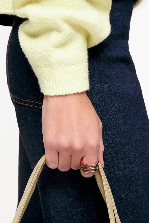 Bimba Y Lola трицветен пръстен мултизлато аксесоари 28R6R844