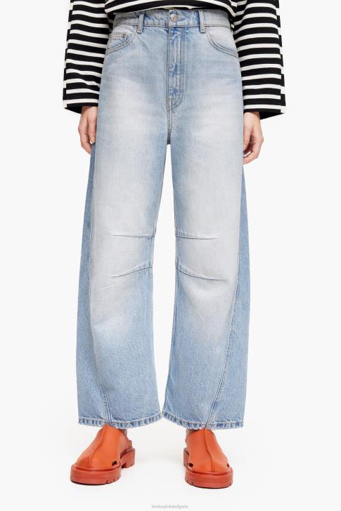 Bimba Y Lola барел - прави дънки светло синьо облекло 28R6R431