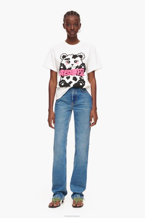 Bimba Y Lola права цяла дължина - прави дънки син облекло 28R6R448