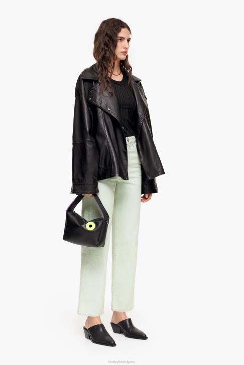 Bimba Y Lola прави изрязани - прави дънки мента облекло 28R6R449