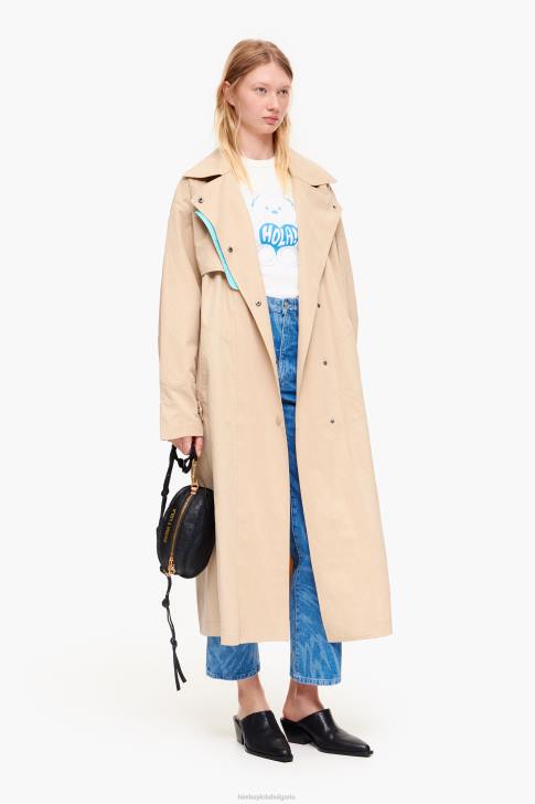 Bimba Y Lola прави изрязани дънки с щампа на крила на пеперуда син облекло 28R6R452