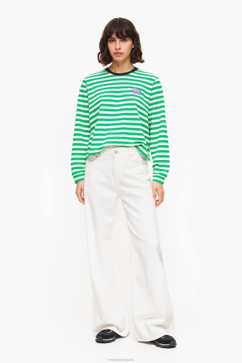 Bimba Y Lola широки крачоли - широки дънки бяло облекло 28R6R505