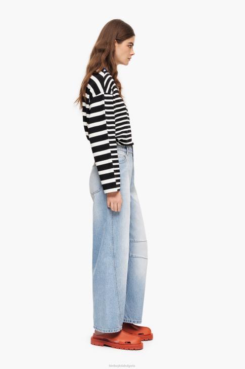 Bimba Y Lola барел - прави дънки светло синьо облекло 28R6R515