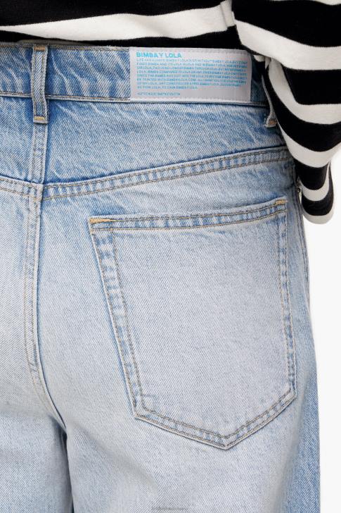 Bimba Y Lola барел - прави дънки светло синьо облекло 28R6R515