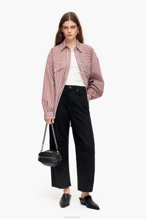 Bimba Y Lola барел - прави дънки черен облекло 28R6R517