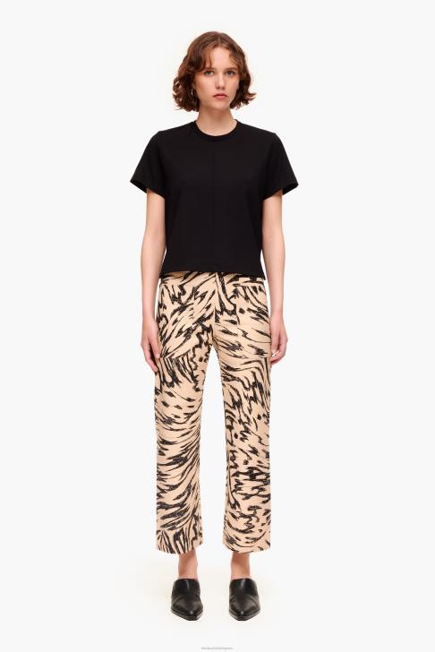 Bimba Y Lola панталон с принт на пеперудени крила естествено облекло 28R6R403