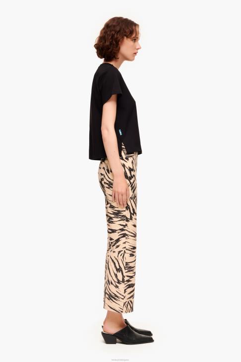 Bimba Y Lola панталон с принт на пеперудени крила естествено облекло 28R6R403