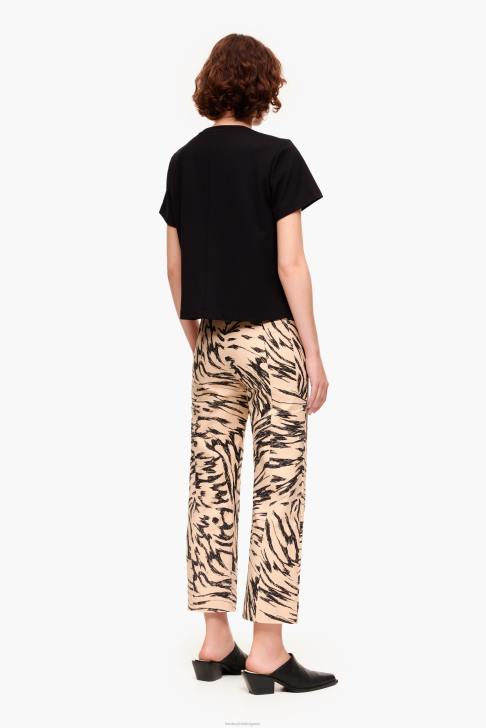 Bimba Y Lola панталон с принт на пеперудени крила естествено облекло 28R6R403