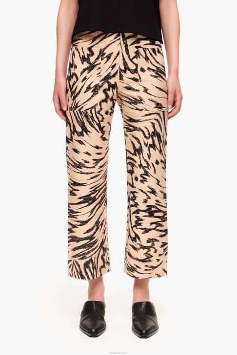 Bimba Y Lola панталон с принт на пеперудени крила естествено облекло 28R6R403