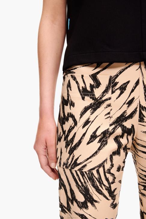 Bimba Y Lola панталон с принт на пеперудени крила естествено облекло 28R6R403