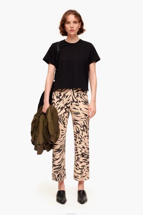 Bimba Y Lola панталон с принт на пеперудени крила естествено облекло 28R6R403